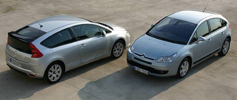 Citroën C4 - Comparaison versions berline et coupé